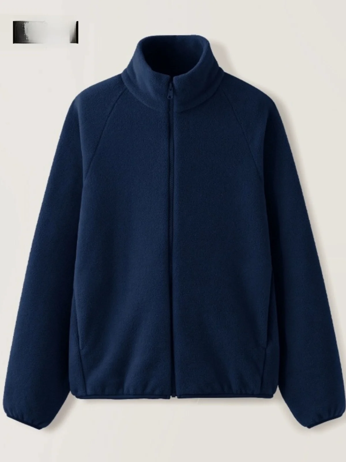 Серая верхняя одежда из флиса женская осенне-зимняя новая свободная с