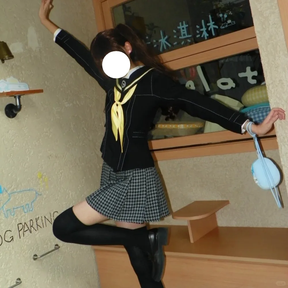 Фото Костюм для косплея Кудзикавы из Persona 4 Rise, летняя школьная форма JK, полный комплект для ролевой игры, одежда для комик-конов и повседневной носки. №5