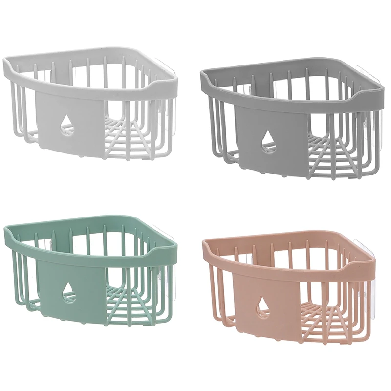 Полка с отверстиями для кухни ванной комнаты настенный стеллаж хранения