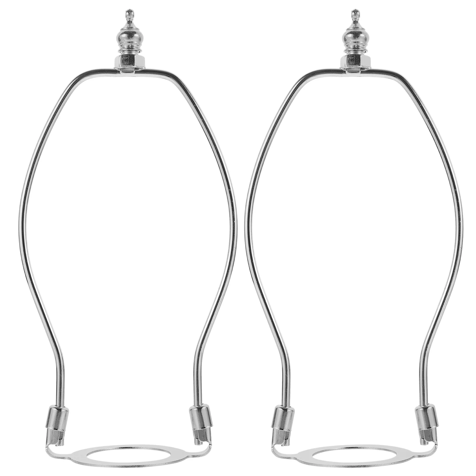 

2 Pcs Floor Lamp Shade Harp Bracket Frame Horn Detachable Alloy Lampshade Holder Accessories