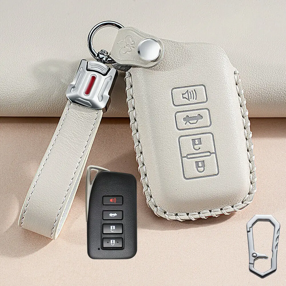 

Leather Car Styling Key Cover Case for Lexus NX GS RX IS ES GX LX RC 200 250 350 LS 450H 300H Keychain Keyring Auto Key Cover