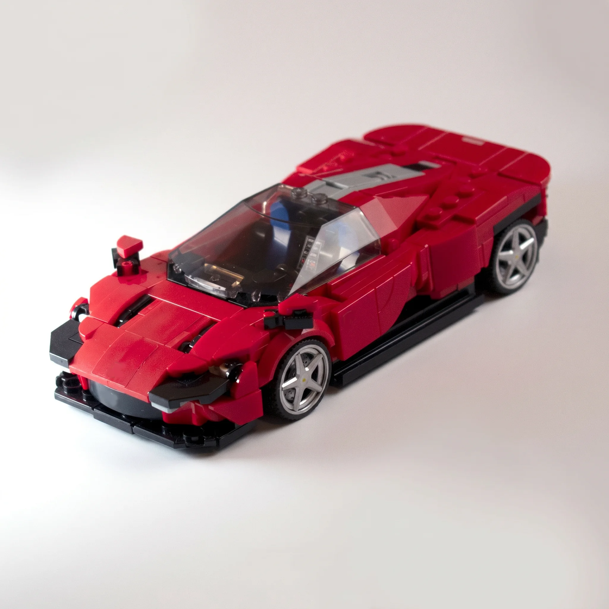 Фото Конструктор PolaDeer 459 деталей MOC: Спортивный автомобиль Daytona SP3 - Красный гоночный чемпион. Сборная модель из строительных блоков. Подарок на день рождения для детей. №1