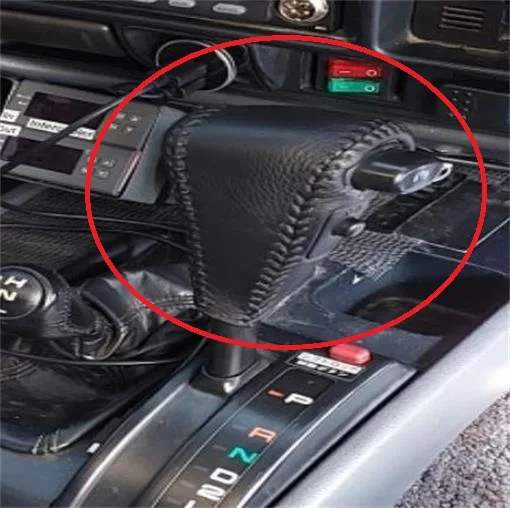 

Для Toyota Land Cruiser LC100 LC80 ручка переключения передач для автомобиля верхний слой кожаный чехол автоматическая ручка переключения передач кожаный чехол для салона автомобиля