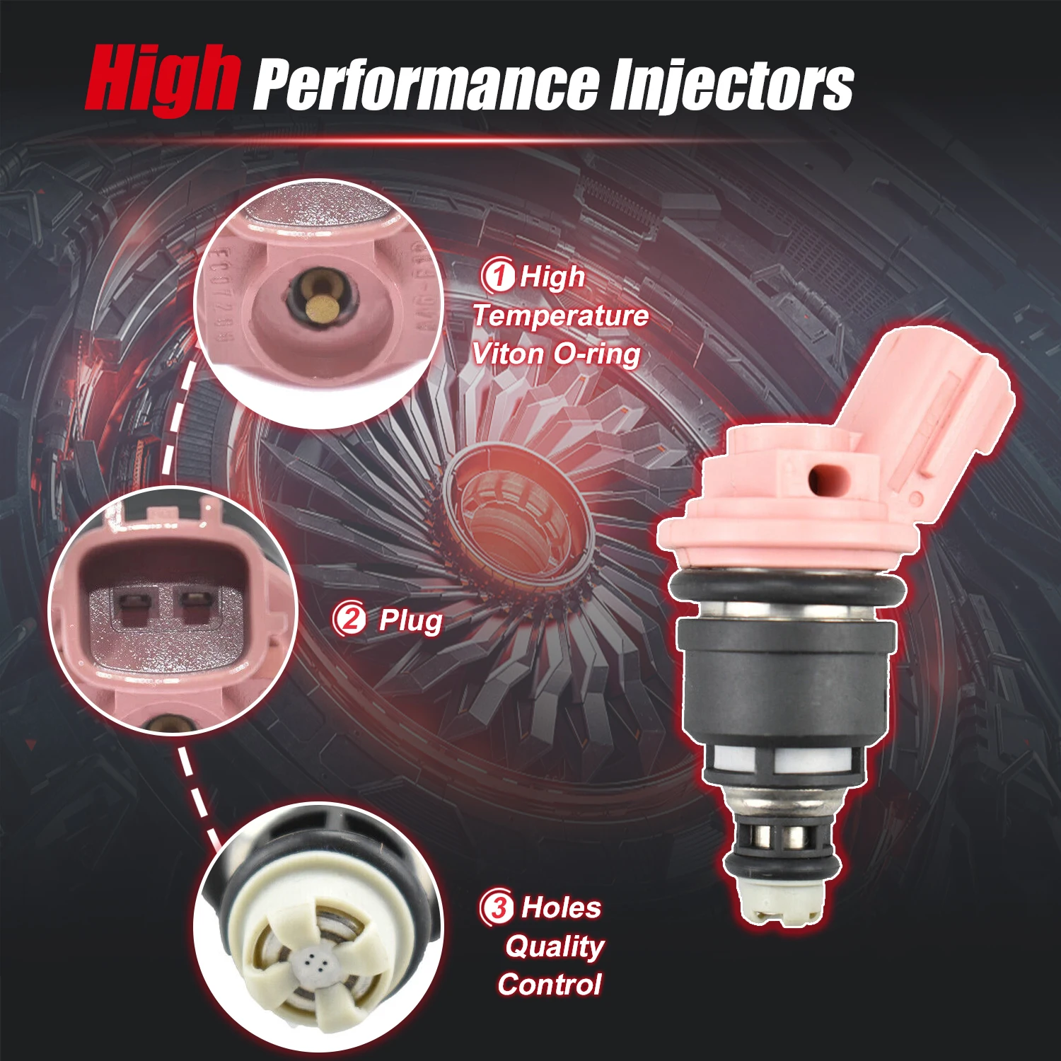 Фото 4 шт. топливные форсунки для Nissan Sentra 200SX NX 1.6L Maxima 3.0L 1991-1999 гг. 1660057 Y00 16600 57Y00 16600-57Y00 №3