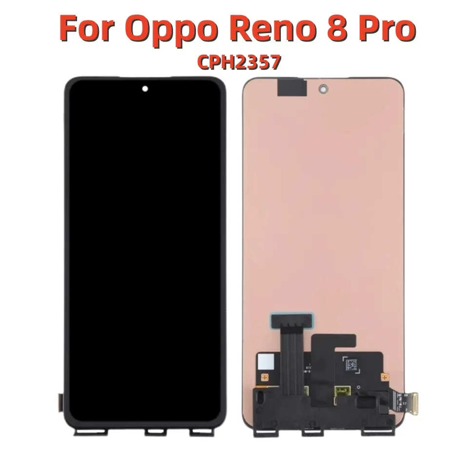 

6,7 ''оригинальный AMOLED для Oppo Reno8 Pro 8pro lcd кодирующий преобразователь сенсорного экрана в сборе для Reno8 Pro CPH2357 Замена ЖК-дисплея