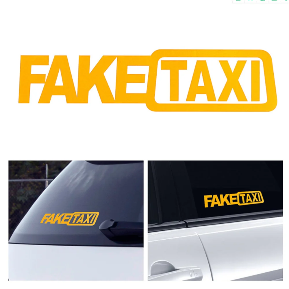 Автомобильная поддельная наклейка TAXI забавная для Volkswagen Vw Golf 5 6 Jetta MK5 MK6 Scirocco CC Passat