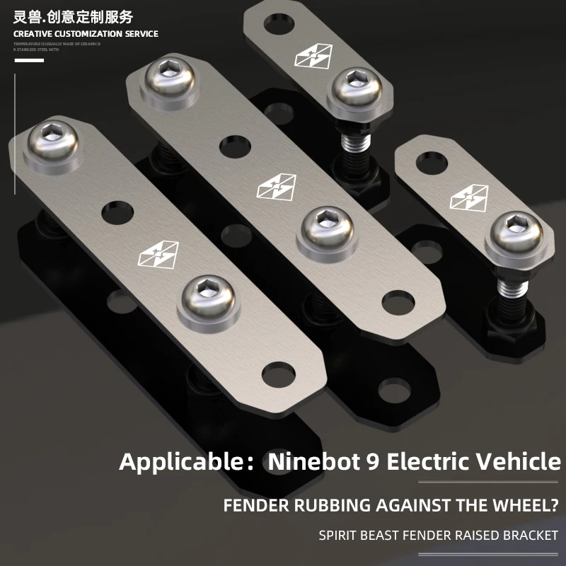 

Spirit Beast Modified Electric Vehicle Tire Fender Heightened Bracket Suitable for Ninebot 9 Electric Vehicle E N A B C F Series