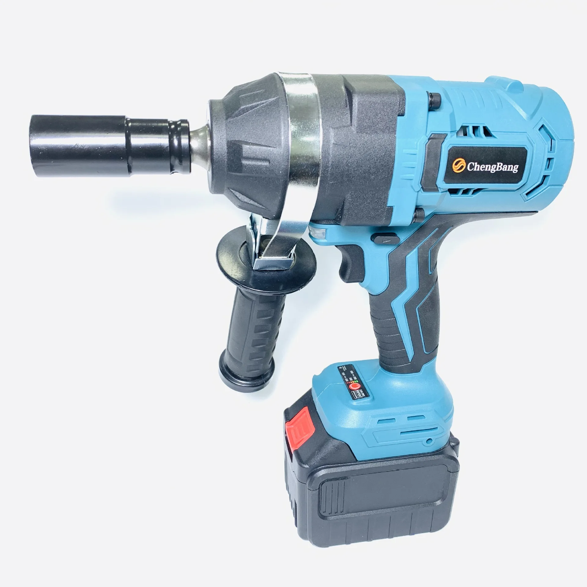 

1/2" Rechargeable Lithium Brushless Electric Impact Wrench 2180N.m High Torque Heavy Duty Cordless For Truck Tire LL01