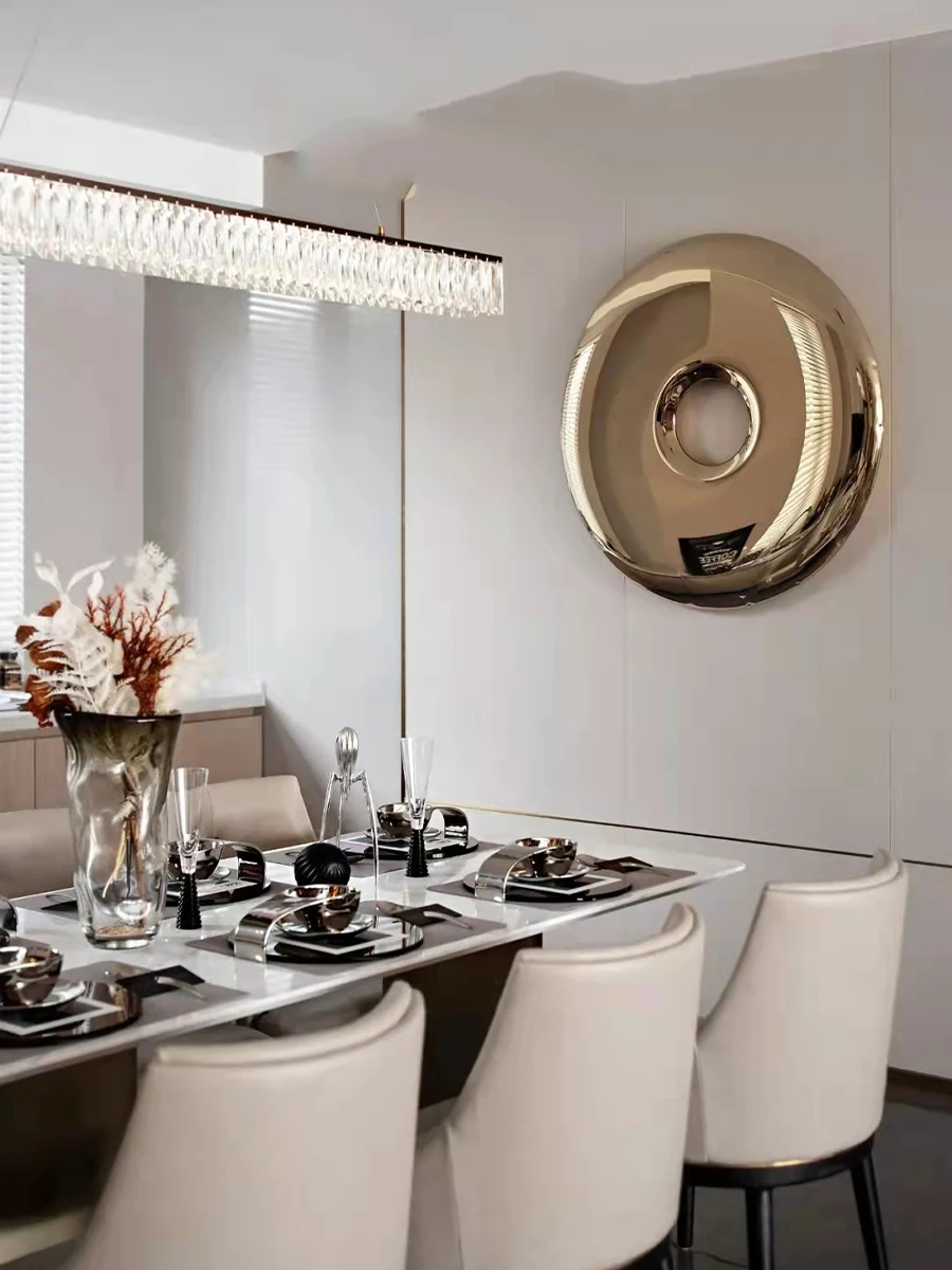 В скандинавском стиле роскошный стильный выставочный зал набор тарелок для еды в