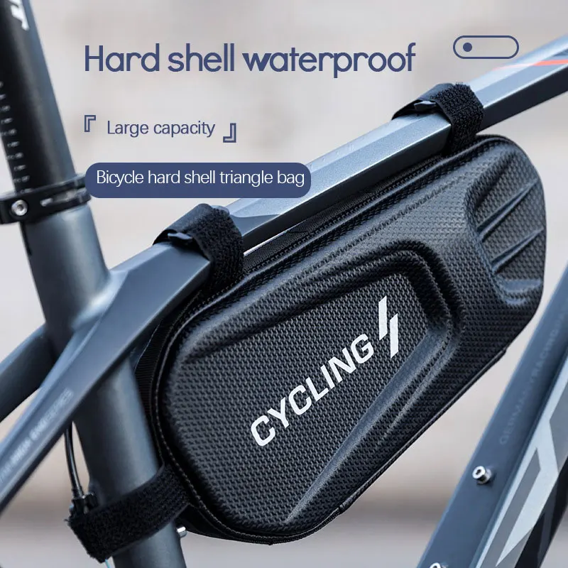 

Сумка на велосипедную раму, водонепроницаемая треугольная сумка на переднюю раму велосипеда, сумка на верхнюю трубу, велосипедное седло, сумка в упаковке, велосипедные аксессуары