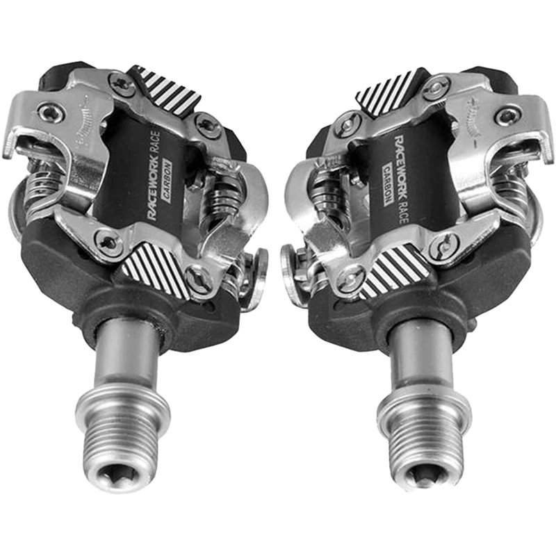 

Педали Racework для горного велосипеда, самоблокирующиеся, с зажимами, совместимы с SPD-платформой