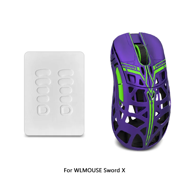 KNGFUMEC 2 комплекта скользит для игровой мыши коньки наклейка на ножки WLMOUSE Sword X