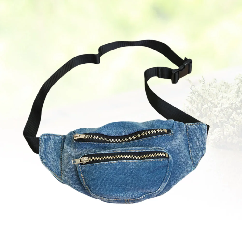 

Поясная джинсовая сумка для мужчин, забавные Синие Маленькие мужские сумочки через плечо, клатч, мессенджер, джинсы, пурпурный карман