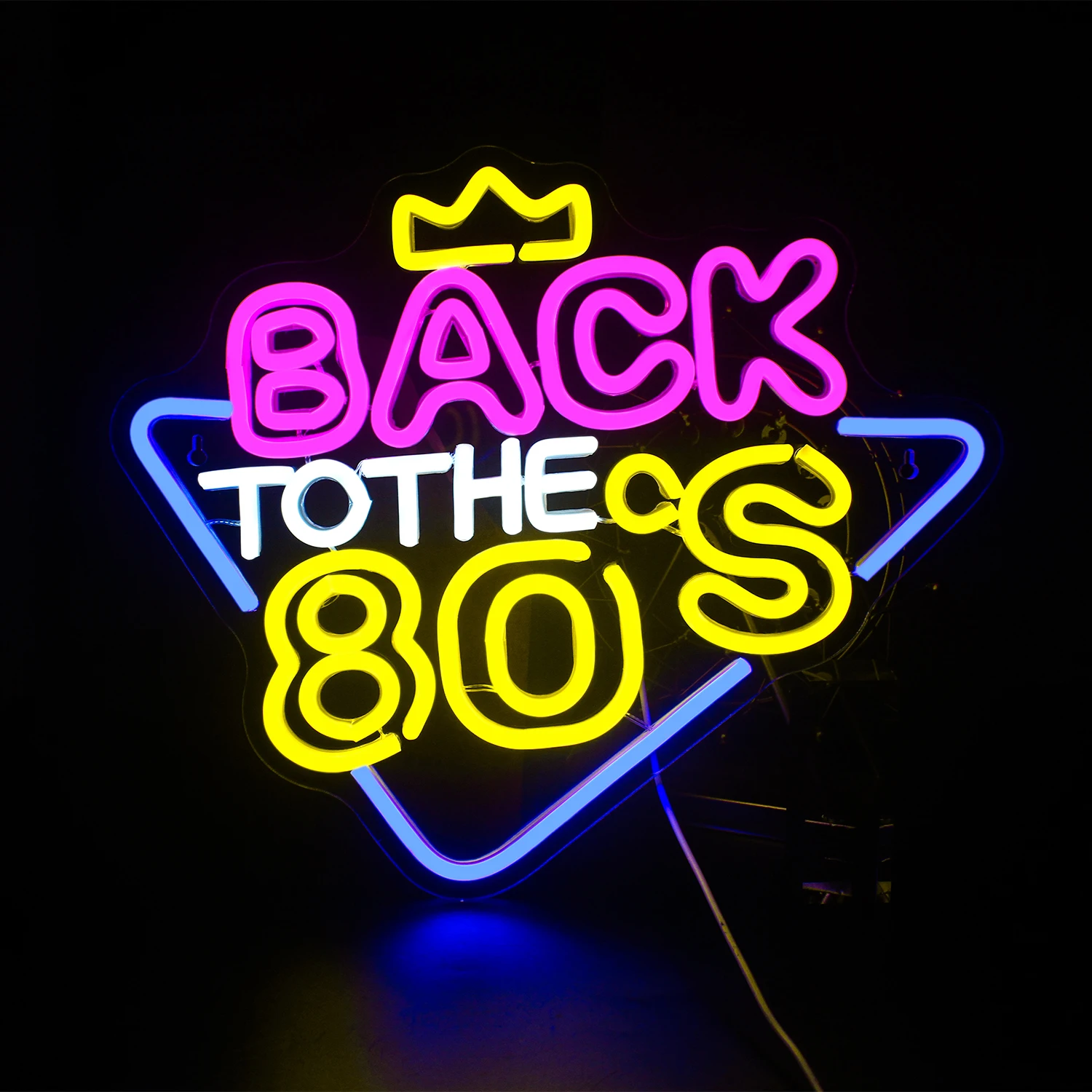 

Back to the 80s Neon Sign Wall Decor Led Light Led Sign Aesthetic Room Decor Personalized Bar Shop Signage Business Neon Sign