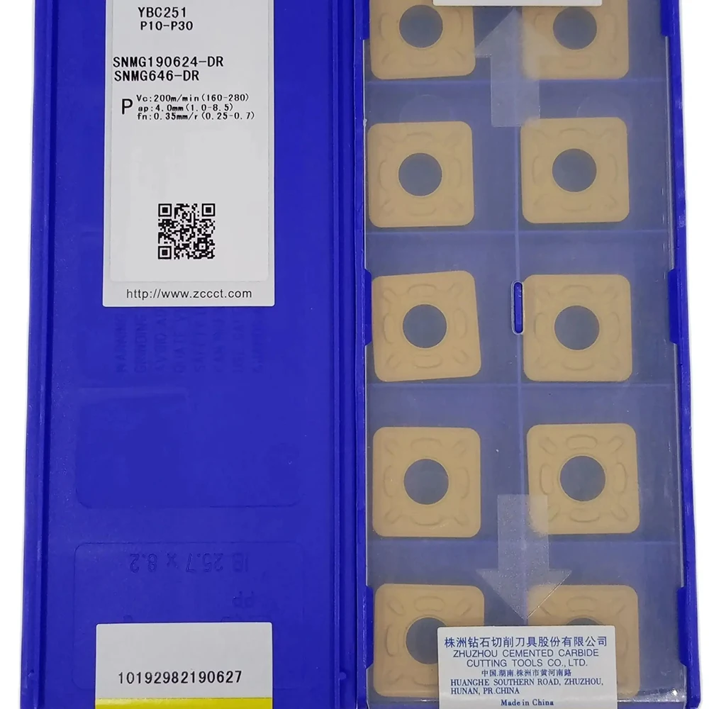 ZCC SNMG 190624 -DR Высококачественный оригинальный токарный инструмент твердосплавная
