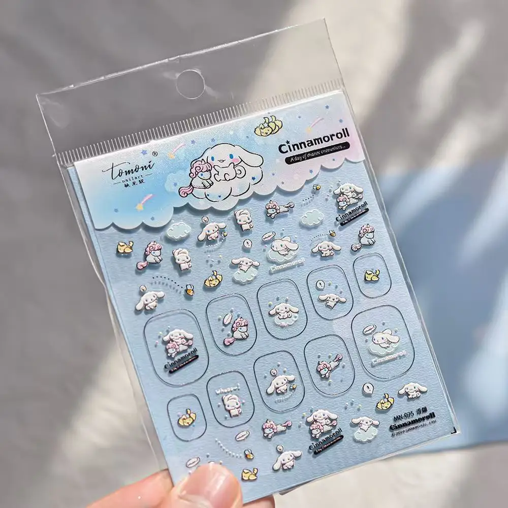 Tomoni Sanrio мультфильм Cinnamoroll наклейки для ногтей аниме персонажи принадлежности DlY 5D