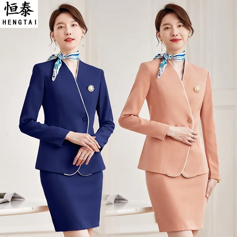 Деловая одежда женский костюм маленький официальная распродажа рабочая для