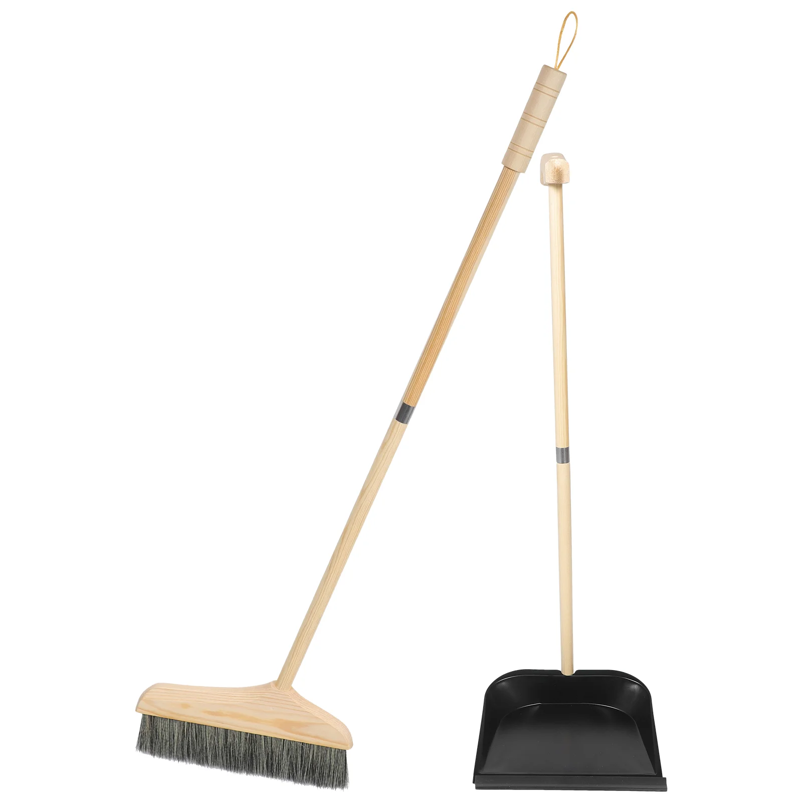 

1 Set of Broom and Dustpan Home Cleaning Tools Supple Broom Garbage Dustpan