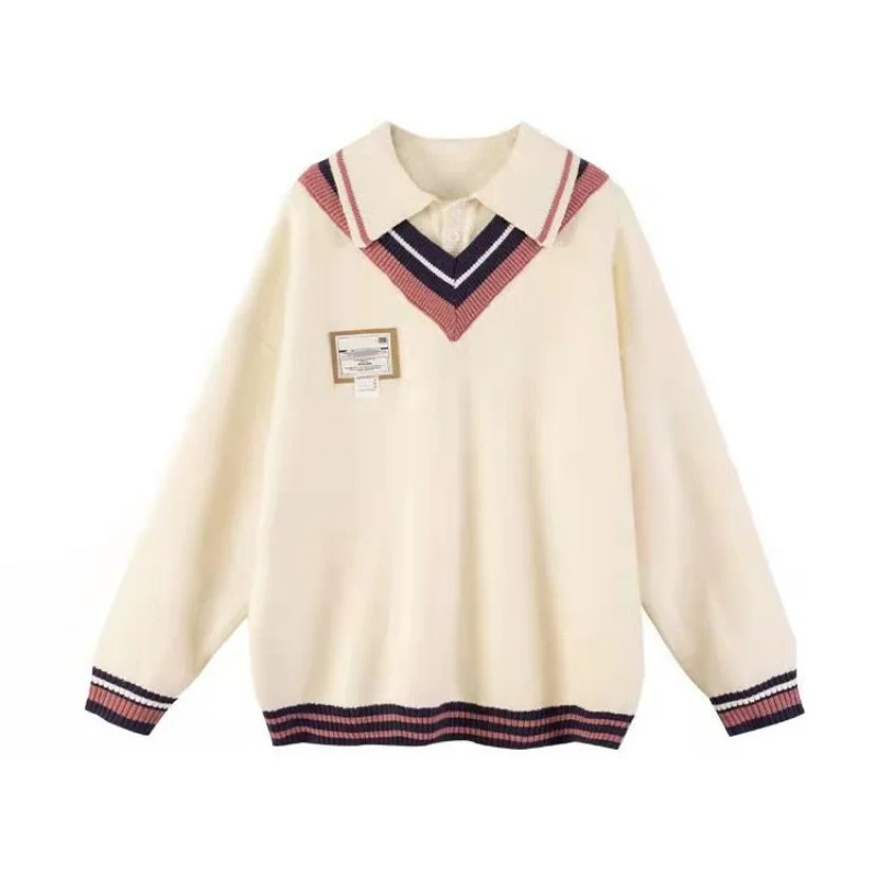 Новинка 2023 весеннее платье с Отделом молока женский свитер в стиле преппи