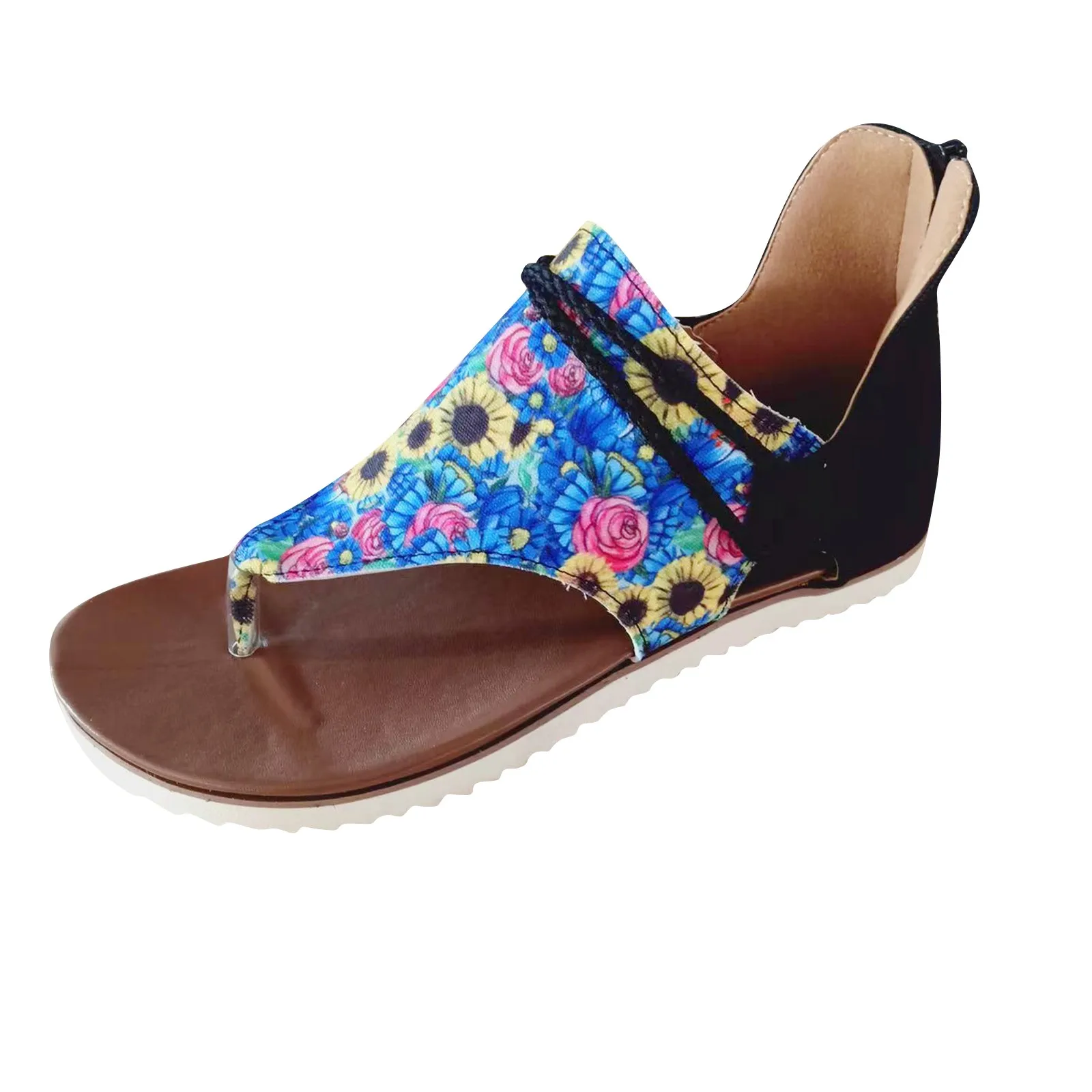 Женские сандалии Повседневные Удобные с открытым носком шлепанцы на плоской