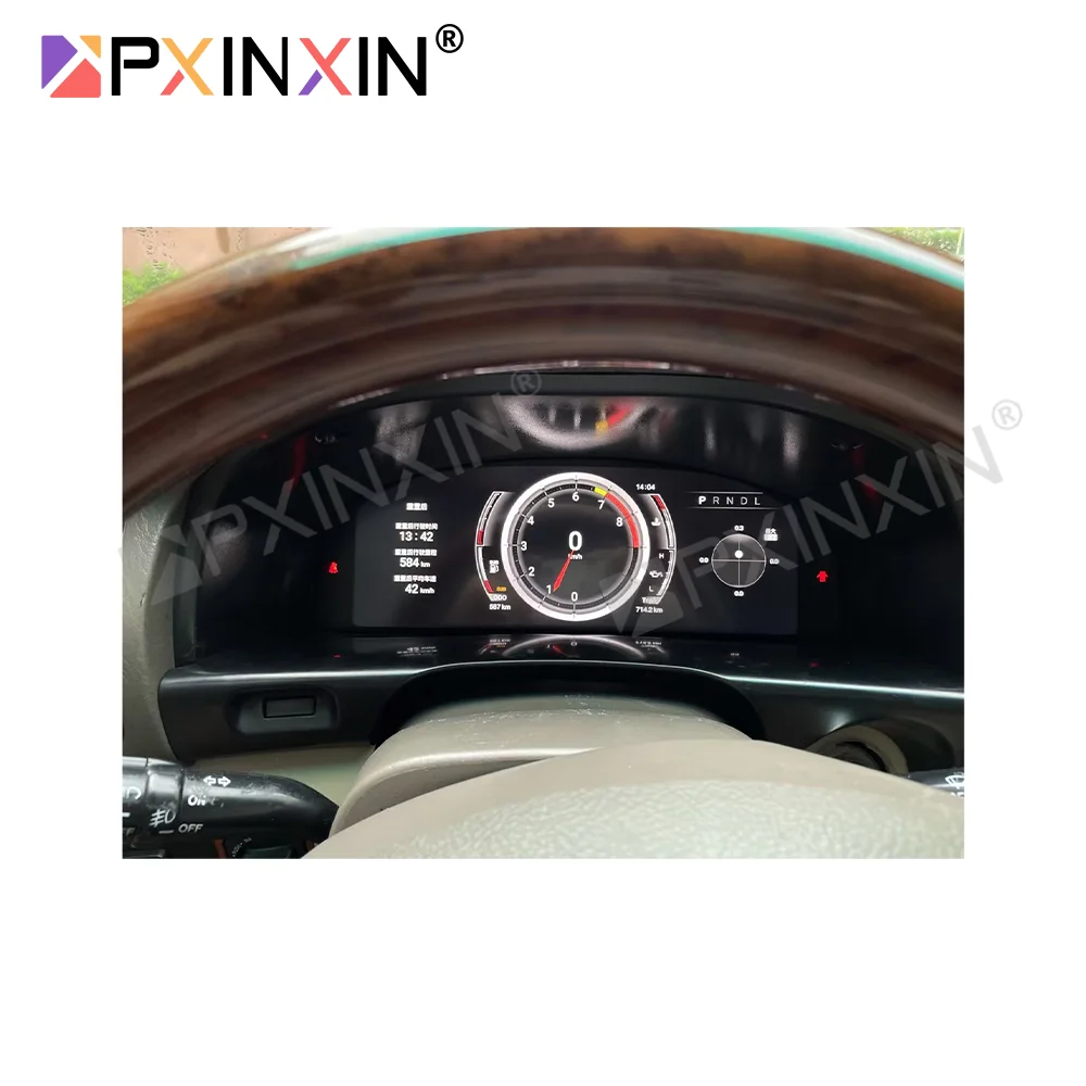 Цифровая приборная панель для Toyota Land Cruiser LC100 2002-2007 простая установка 12 3-дюймовый