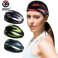 elastic yoga sports absorbent headband running turban outdoor gym sweatband fitness bandage women men fashion hair accessories