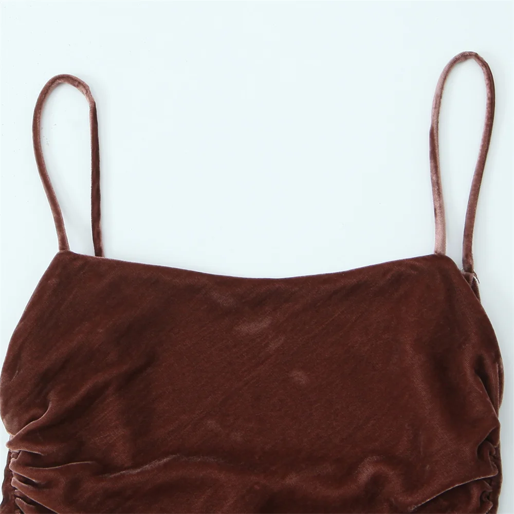 24 осенне-зимняя новая женская одежда дизайн с открытой спиной бархатная