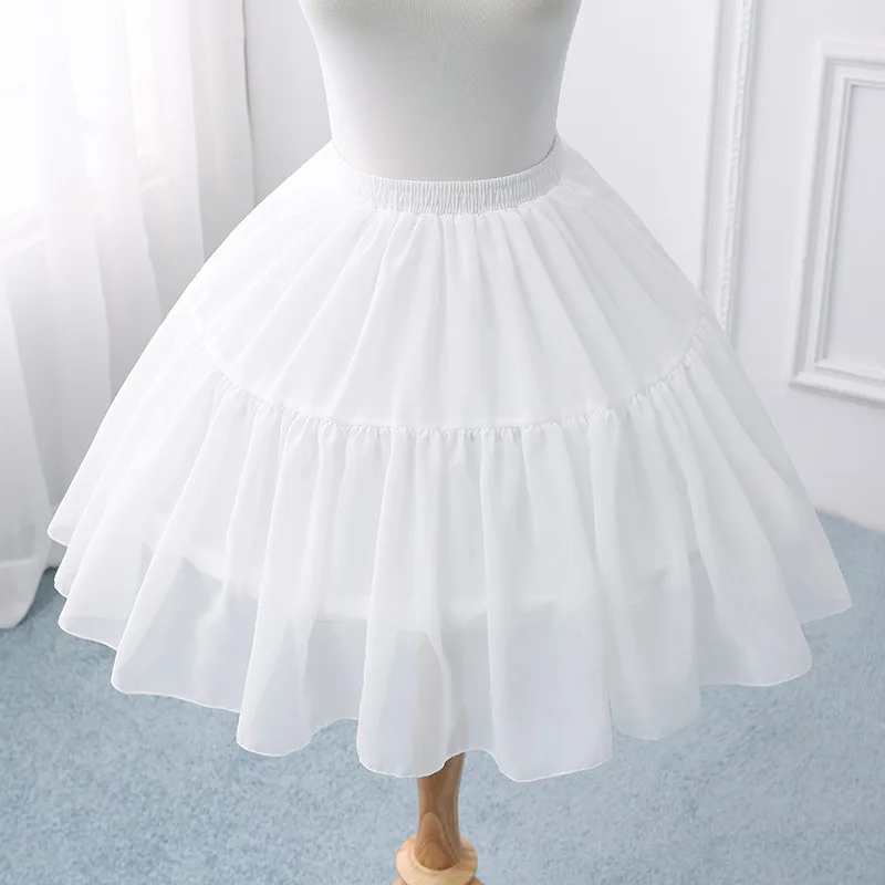 

NONSAR Lolita Skirt Support Daily Violent Fishbone Adjustable Cosplay Carmen Petticoat Soft Sister Underskirt