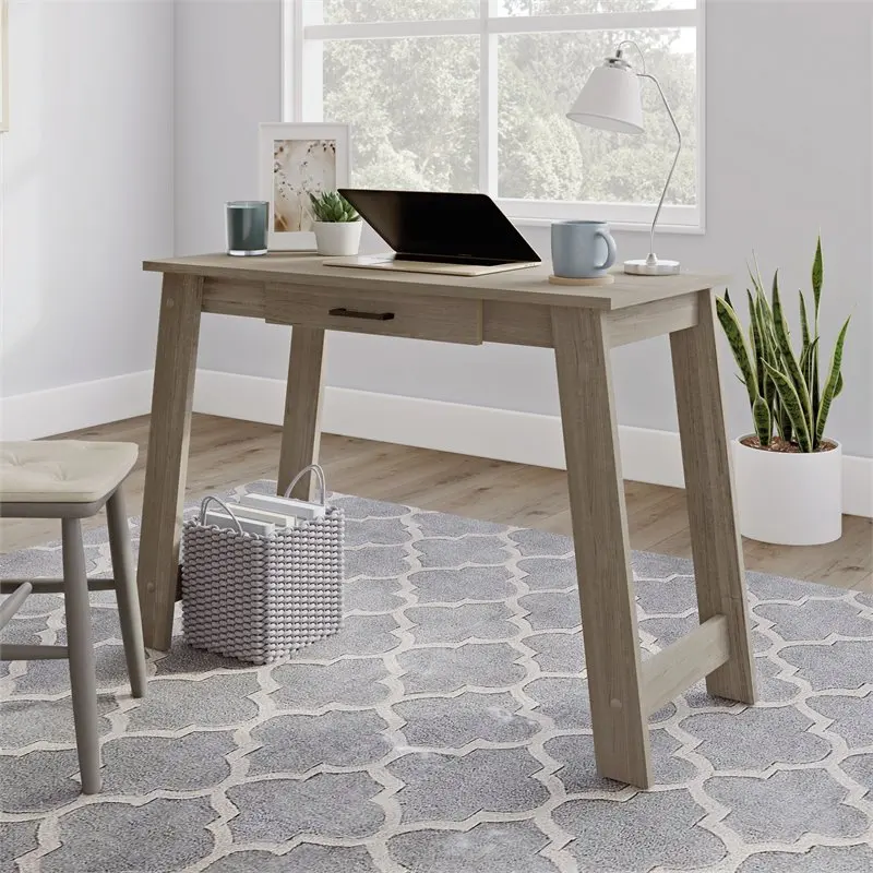 

Beginnings Writing Desk with Drawer, Silver Sycamore Finish
