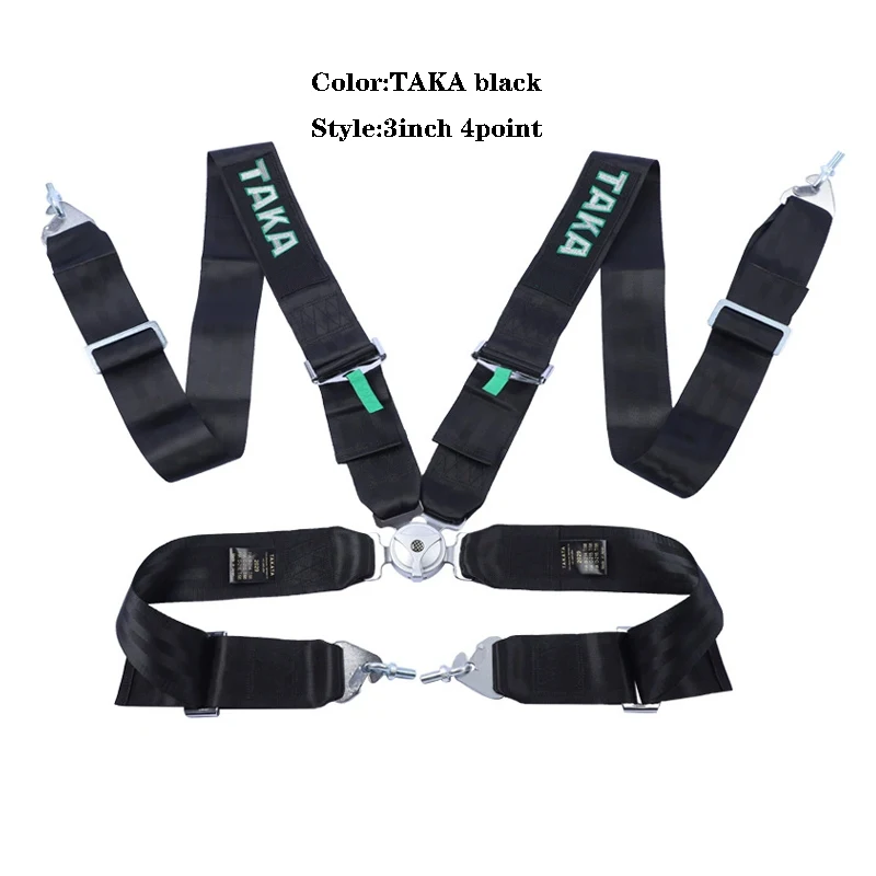 

3-дюймовый 4-точечный Быстросъемный Гоночный Ремень Безопасности Из Высокопрочного Полиэстера В Стиле JDM Takata
