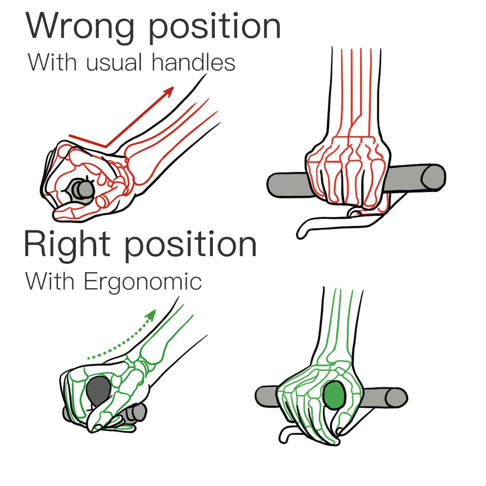 Ergonomic Design Mtb Bicycle Inner Bar ends Road Gravel Mountain Bike Handlebar Ends Cycle Parts |