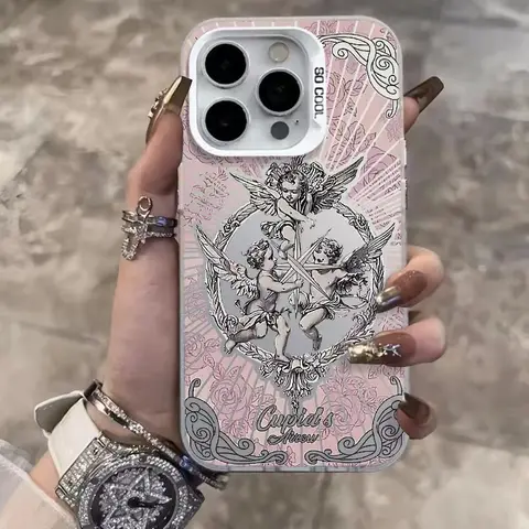 Винтажный чехол для телефона «Купидон» для Xiaomi Redmi Note 14 13 12 10 11 11S 8 9 7 10C 12C 9A A1 A3 12C 13C Силиконовый чехол