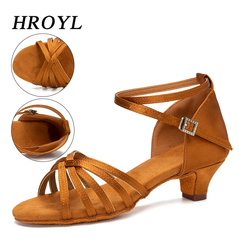 

Latin Dance Shoes for Girls Women Ballroom shoes Children Ladies Modern Tango Dancing Performance Training Shoes Salsa Sandals