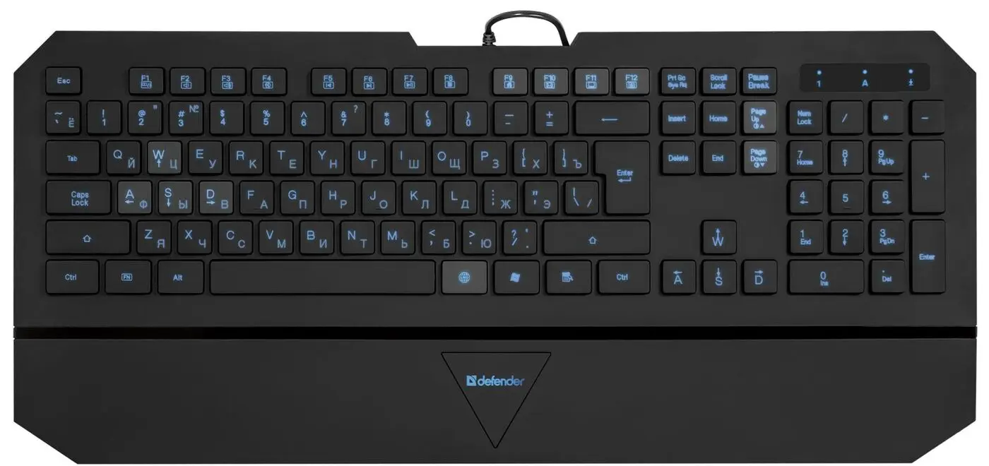 

Проводная клавиатура Oscar SM-660L Pro RU, черный, 4 уровня подсветки