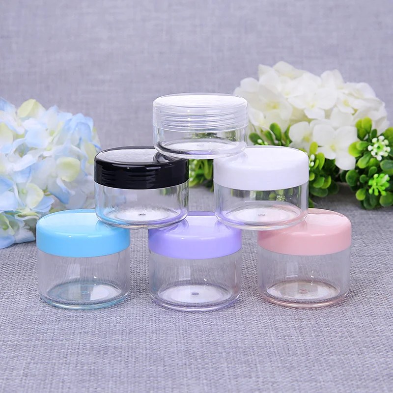 

Mini Cosmetic Makeup Face Cream Lotion Plastic Empty Refillable Bottles Cosmetic Container Makeup Jar Box Traveling Accessories