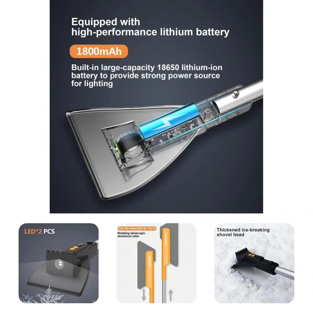 

High Efficiency Lightweight Auto Windshield Defrosting Shovel for Glass