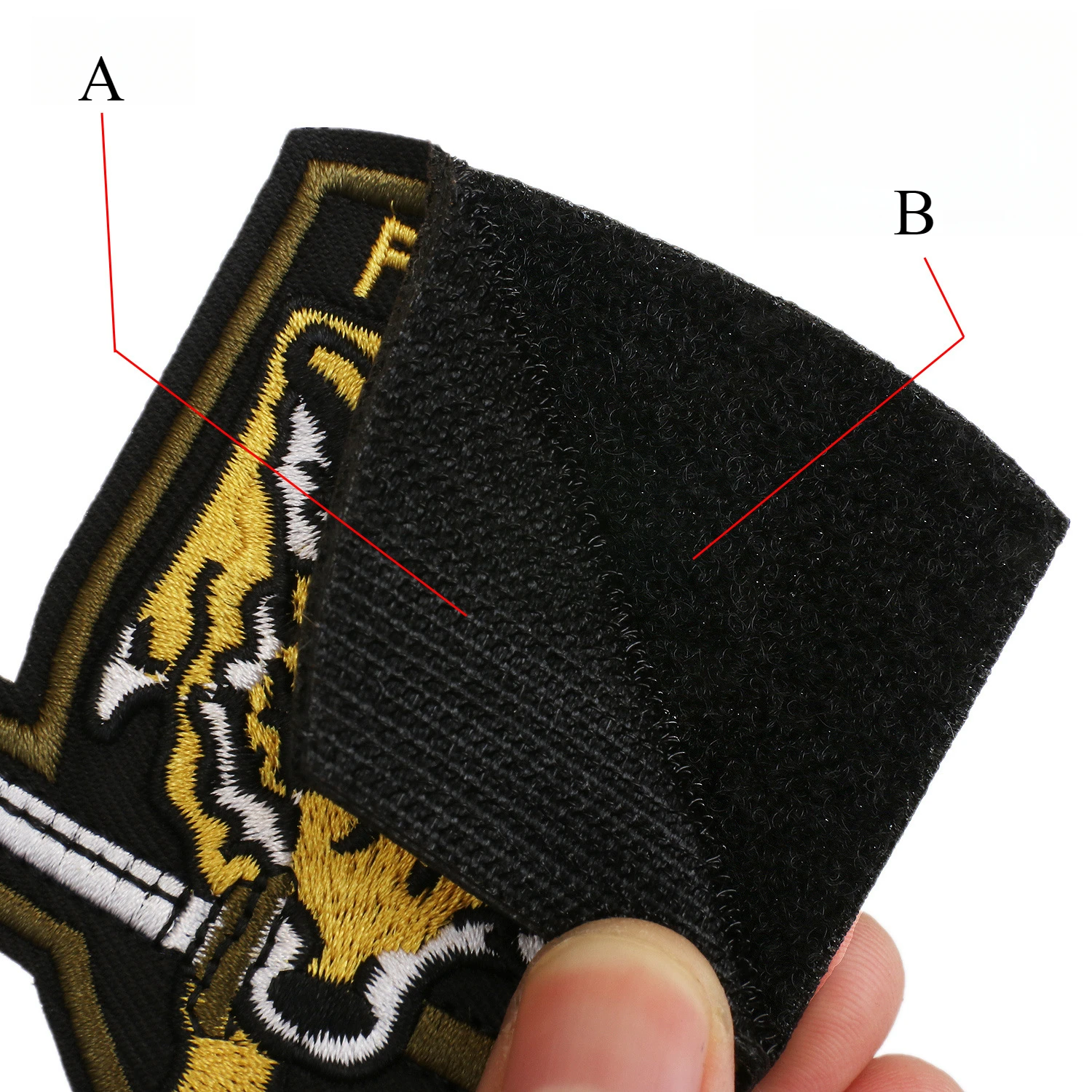 Украшение одежды тканевые наклейки с вышивкой свирепый волк сделай сам