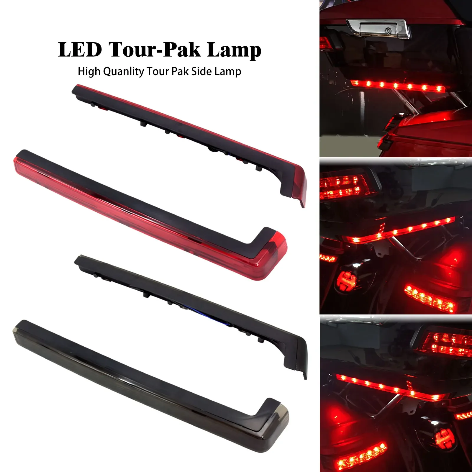 Мотоциклетный турпак акцентная боковая габаритная панель светодиодный