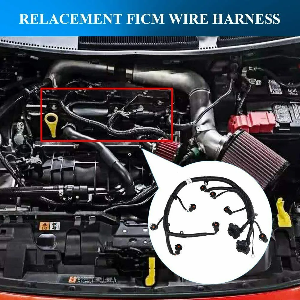 

Жгут проводов для двигателя FICM для Ford F450 F550 6.0L, система подачи топлива OEM 5C3Z-9D930-A Oem 5C3Z9D930A Powerstroke Diesel