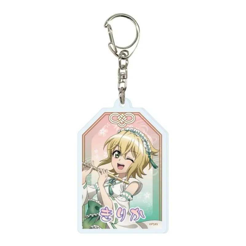 Фото Подвеска для сумки - Акриловый брелок-подвеска 6 см по аниме Senki Zessho Symphogear, коллекция Tsubasa Kazanari, подарки для фанатов, креативный дизайн №2