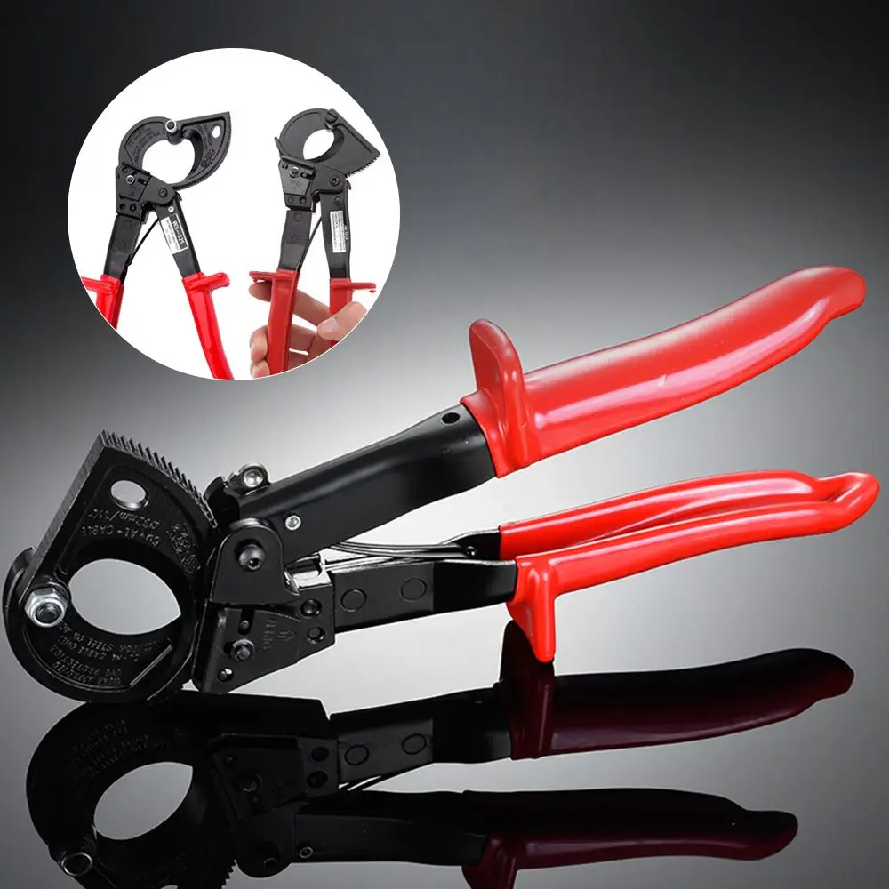 

Многофункциональные плоскогубцы для резки кабеля, Инструмент электрика с храповым механизмом для зачистки проводов, многофункциональные ручные инструменты, резак для кабелей