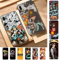 yinuoda fire force phone case for huawei y 6 9 7 5 8s prime 2019 2018 enjoy 7 plus