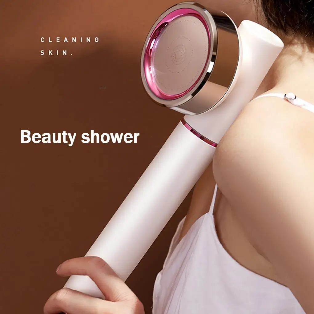 

Pressurized Shower Water Filter Bathroom Fixtures Shower Head Water Saving High Pressure Bath ShowerHead Rainfall Nozzle Sprayer