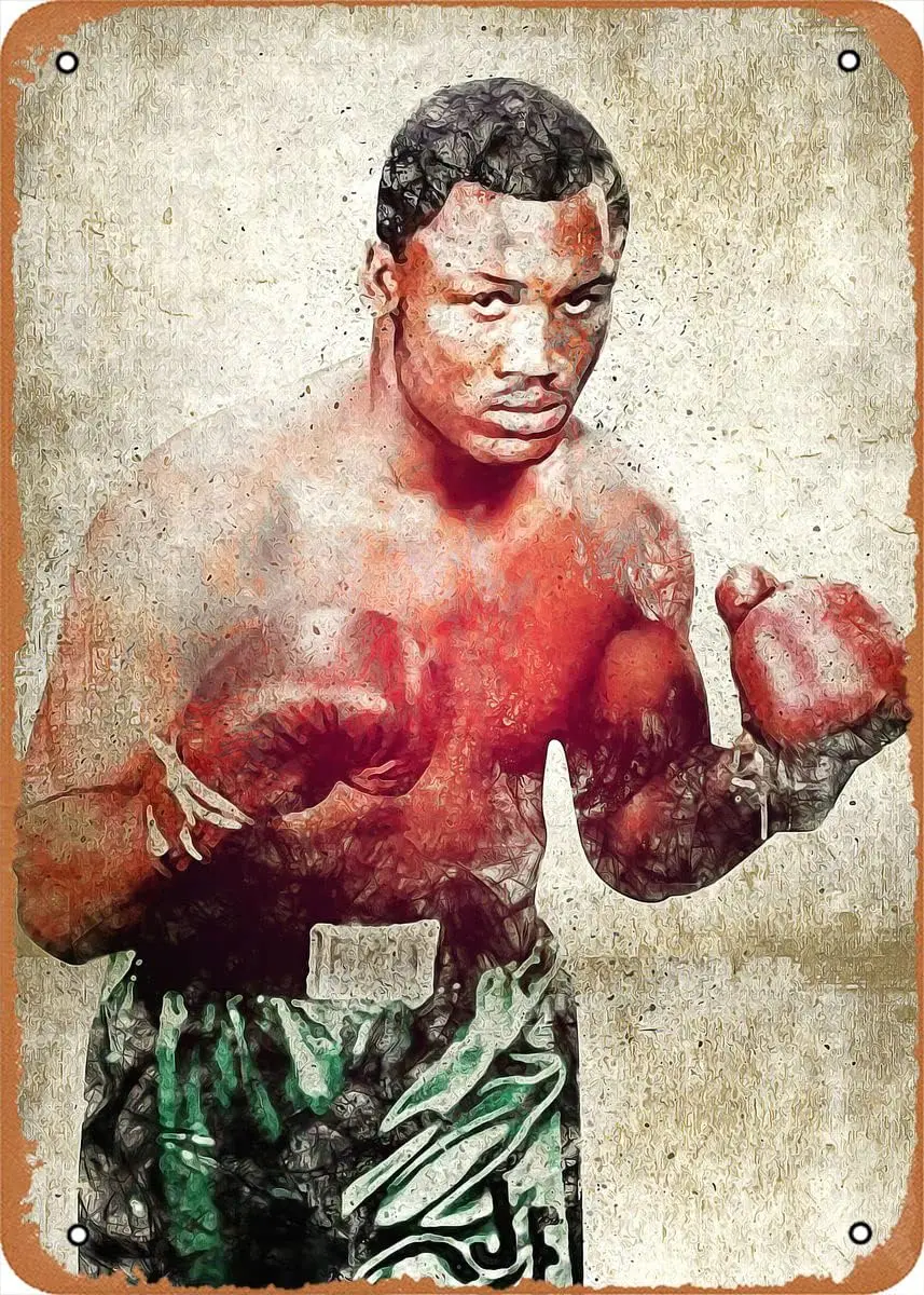Металлическая жестяная вывеска Ysirseu Joe Frazier 8x12 дюймов винтажный постер с