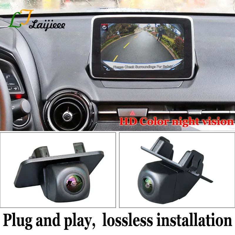 For Mazda 2 Sedan Hatchback Mazda2 Demio DL DJ 2014 to 2022 HD 720P Color Night Vision Car Rear View Parking Reversing Camera