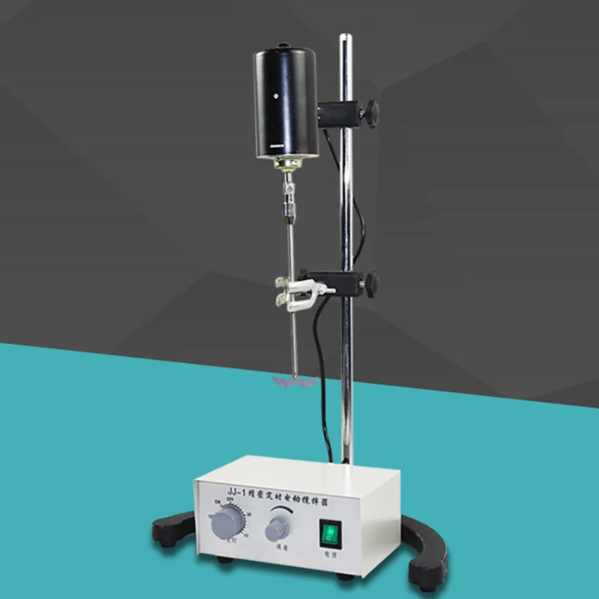 

Laboratory Overhead Mixer Electric Lab Stirrer 0-3000rpm Liquid Mixing Timing Adjustable Churn Stir Machine Blender 220V/110V