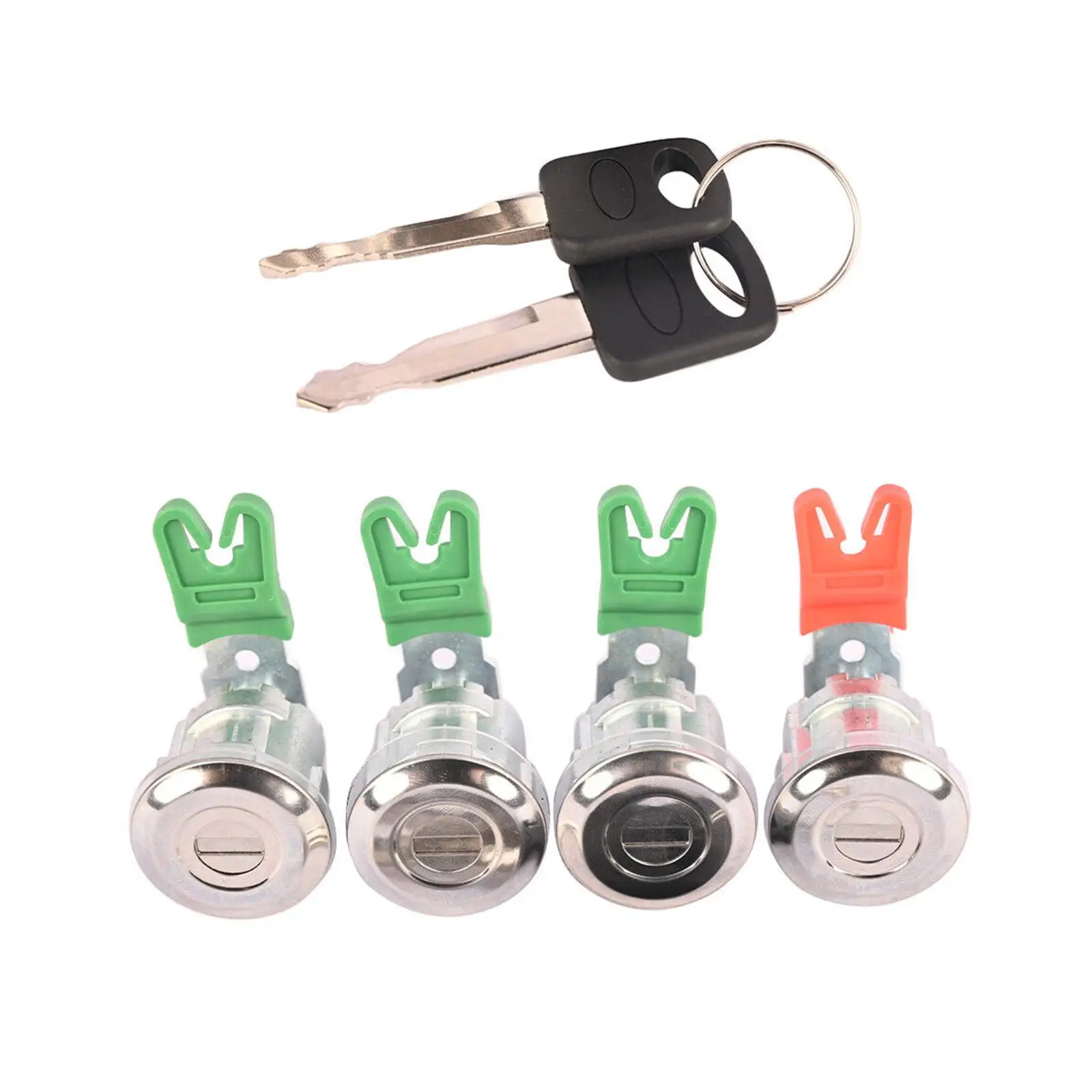 Door Lock Cylinder and Key DL5886 for Ford E Series Van 1997-2020