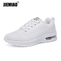 jiemiao quality men sports running shoes women breathable cushion walking sneakers men couples trail running athletic shoes