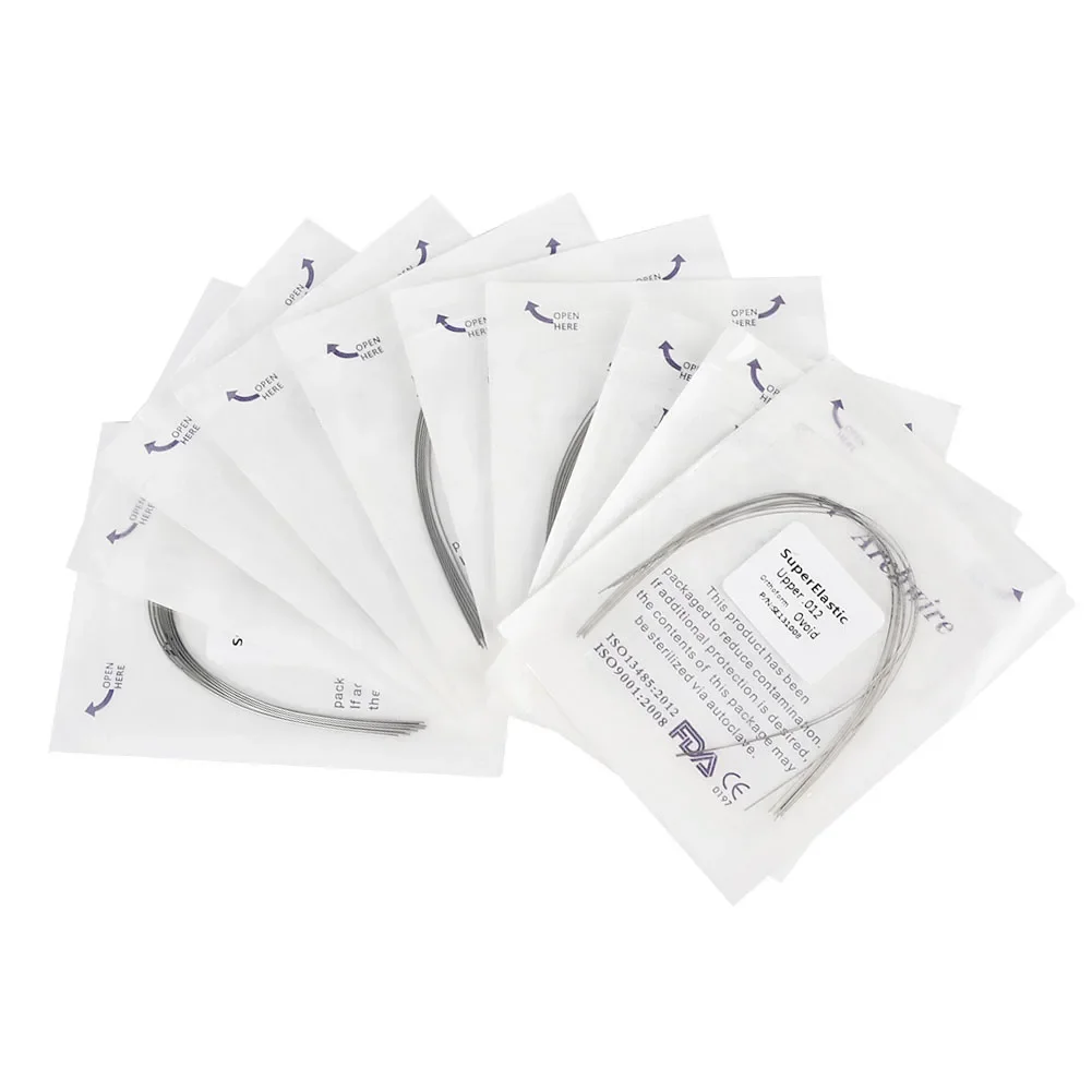 100 шт. супер эластичные нежные дуги NiTi с круглой проволокой для практичных