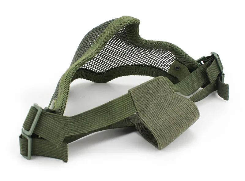 Тактические полумаски V1 DUAL-BAND для страйкбола низкоуглеродистая стальная сетка CS